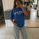 Oversized Printed T-Shirt – Relaxed Fit Casual Cotton Tee