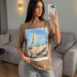 Oversized Scenic Graphic T-Shirt – Relaxed Fit Cotton Tee