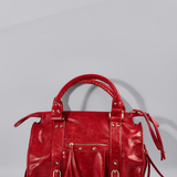 Faux Leather Fringe Shoulder Bag