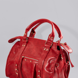 Faux Leather Fringe Shoulder Bag
