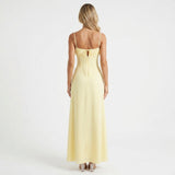 Women's Sweetheart Neck Maxi Dress