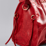 Faux Leather Fringe Shoulder Bag