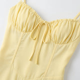 Women's Sweetheart Neck Maxi Dress