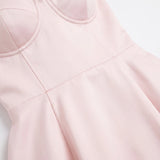 Women's Strapless A-Line Midi Dress