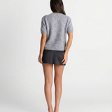 Soft Knit Short Sleeve Sweater – Lightweight Relaxed Fit Top