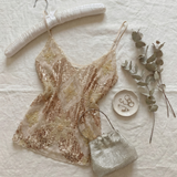 Women's Sequin Embellished Cami Top