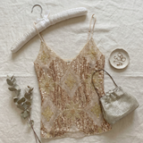 Women's Sequin Embellished Cami Top