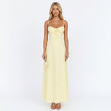 Women's Sweetheart Neck Maxi Dress