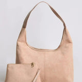 Women's Suede Shoulder Hobo Bag
