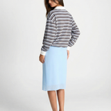 Striped Long Sleeve Polo Shirt – Relaxed Fit Casual Top