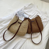 Woven Straw Crossbody Bag
