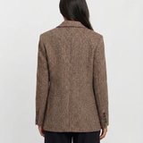 Classic Checkered Blazer Jacket for Timeless Smart Style