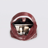 Women's Glossy Hobo Shoulder Bag