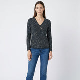 Women's Sequin Long Sleeve Blouse