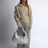 Women's Woven Hobo Shoulder Bag