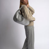 Women's Woven Hobo Shoulder Bag