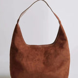Women's Suede Shoulder Hobo Bag