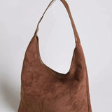 Women's Suede Shoulder Hobo Bag