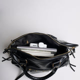 Faux Leather Fringe Shoulder Bag