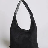 Women's Suede Shoulder Hobo Bag