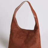 Women's Suede Shoulder Hobo Bag