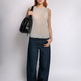 Faux Leather Fringe Shoulder Bag