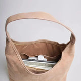 Women's Suede Shoulder Hobo Bag