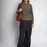 Women's Glossy Hobo Shoulder Bag