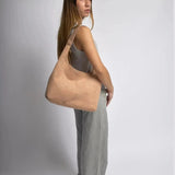 Women's Suede Shoulder Hobo Bag