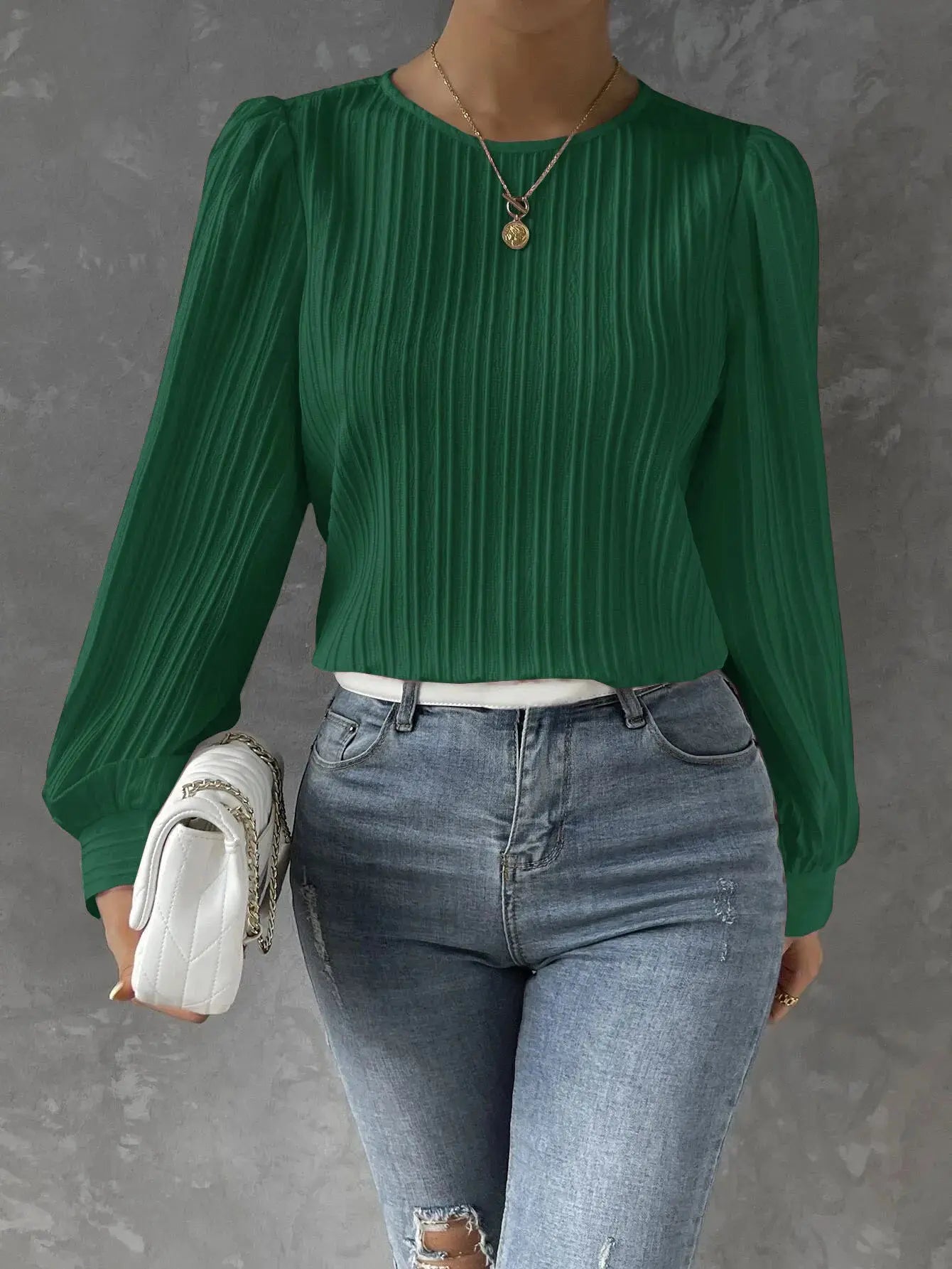 Pleated Chiffon Blouse for Elegant Everyday Style