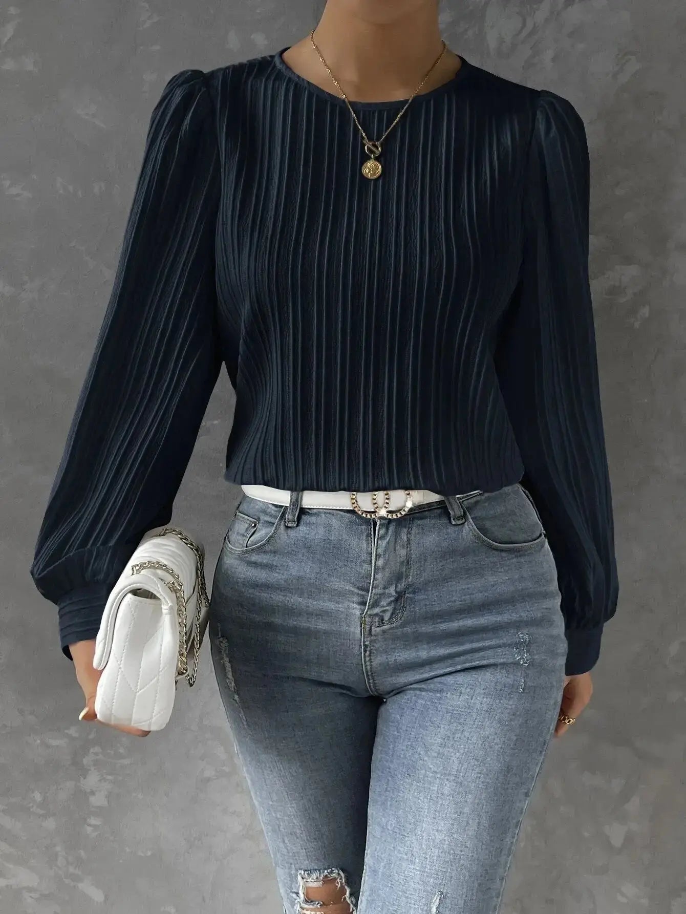 Pleated Chiffon Blouse for Elegant Everyday Style