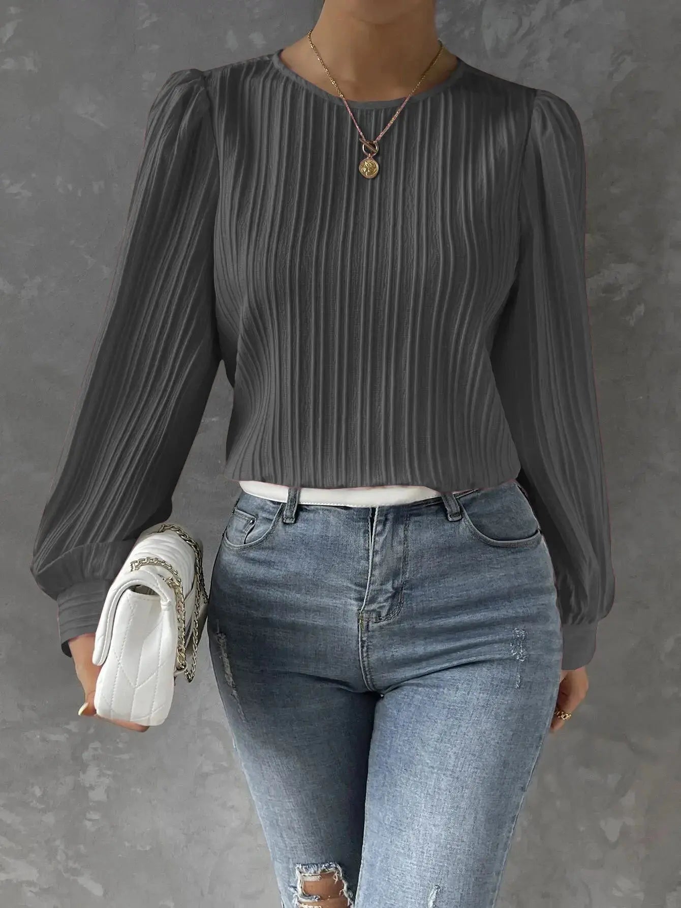 Pleated Chiffon Blouse for Elegant Everyday Style