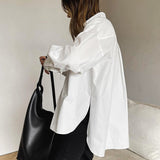 Oversized Button Down Shirt for Effortless Minimal Style