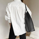 Oversized Button Down Shirt for Effortless Minimal Style