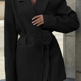 Belted Blazer Dress for Sleek Elegant Style