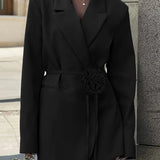 Belted Blazer Dress for Sleek Elegant Style