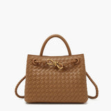 Women's Woven Top Handle Crossbody Bag