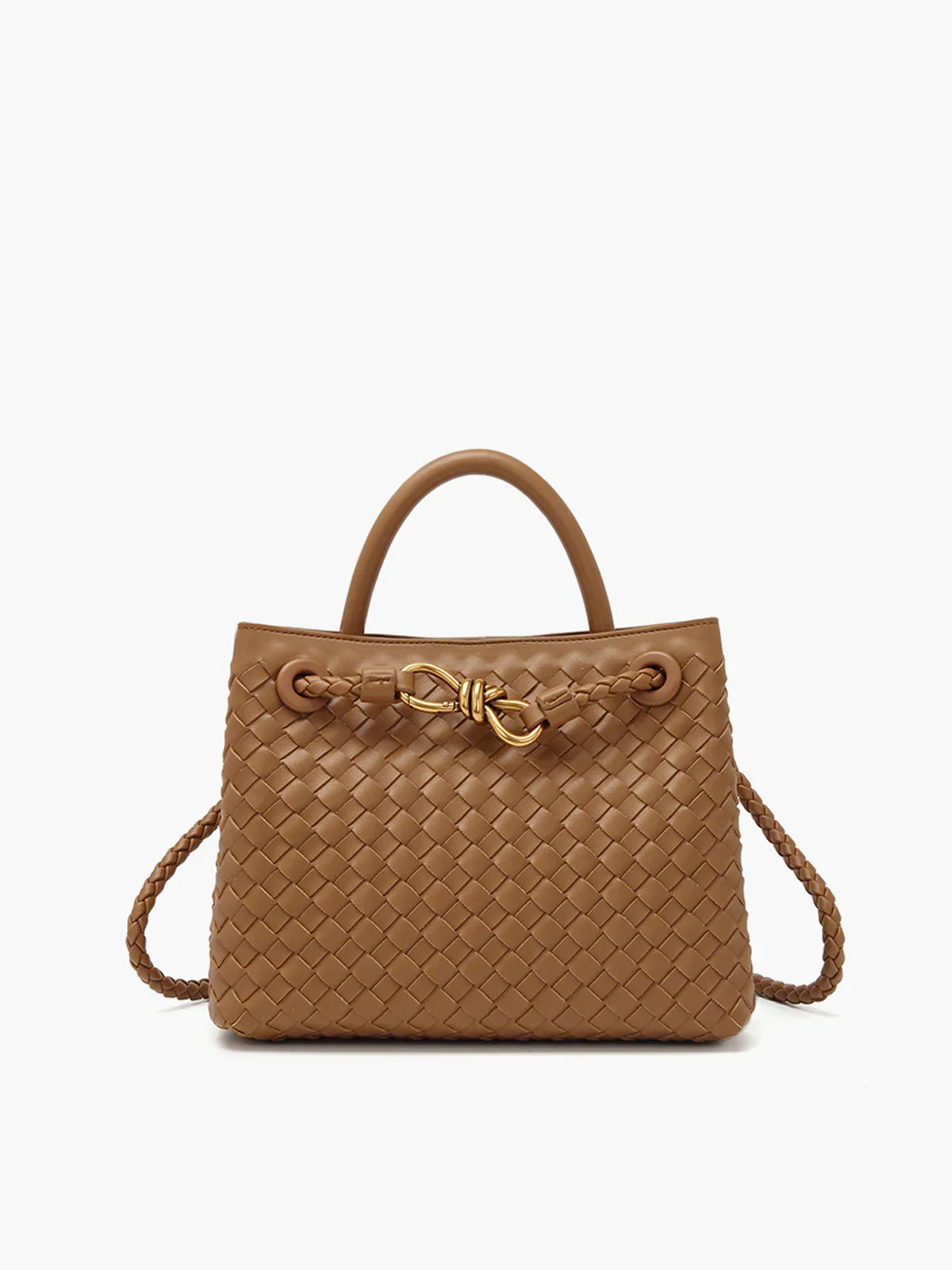 Women's Woven Top Handle Crossbody Bag