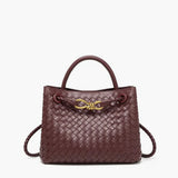 Women's Woven Top Handle Crossbody Bag