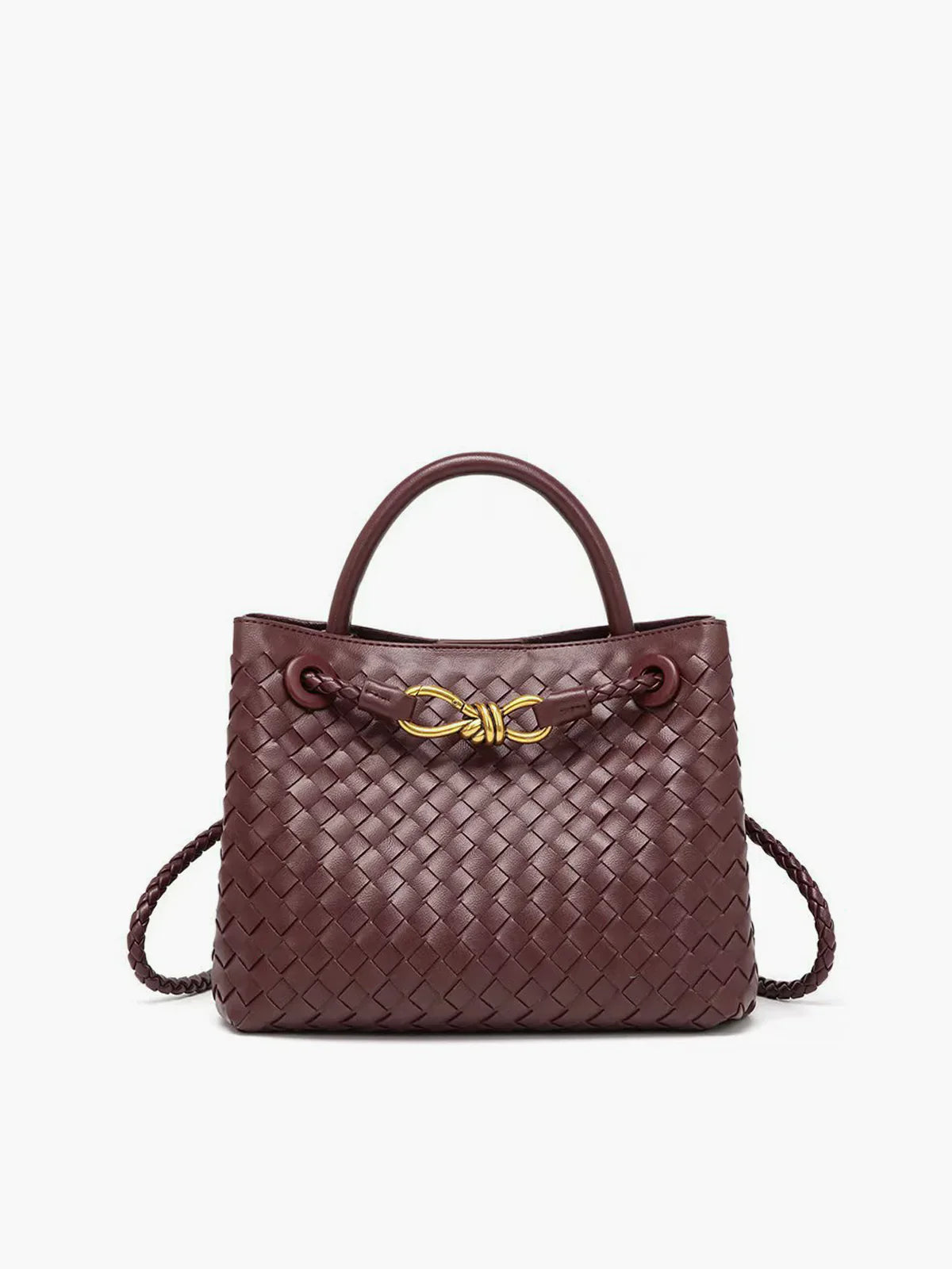 Women's Woven Top Handle Crossbody Bag