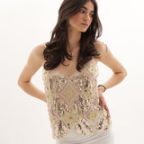 Women's Sequin Embellished Cami Top