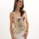 Women's Sequin Embellished Cami Top