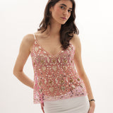 Women's Sequin Cami Top