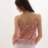 Women's Sequin Cami Top