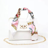 Women's Scarf Handle Crossbody Bag