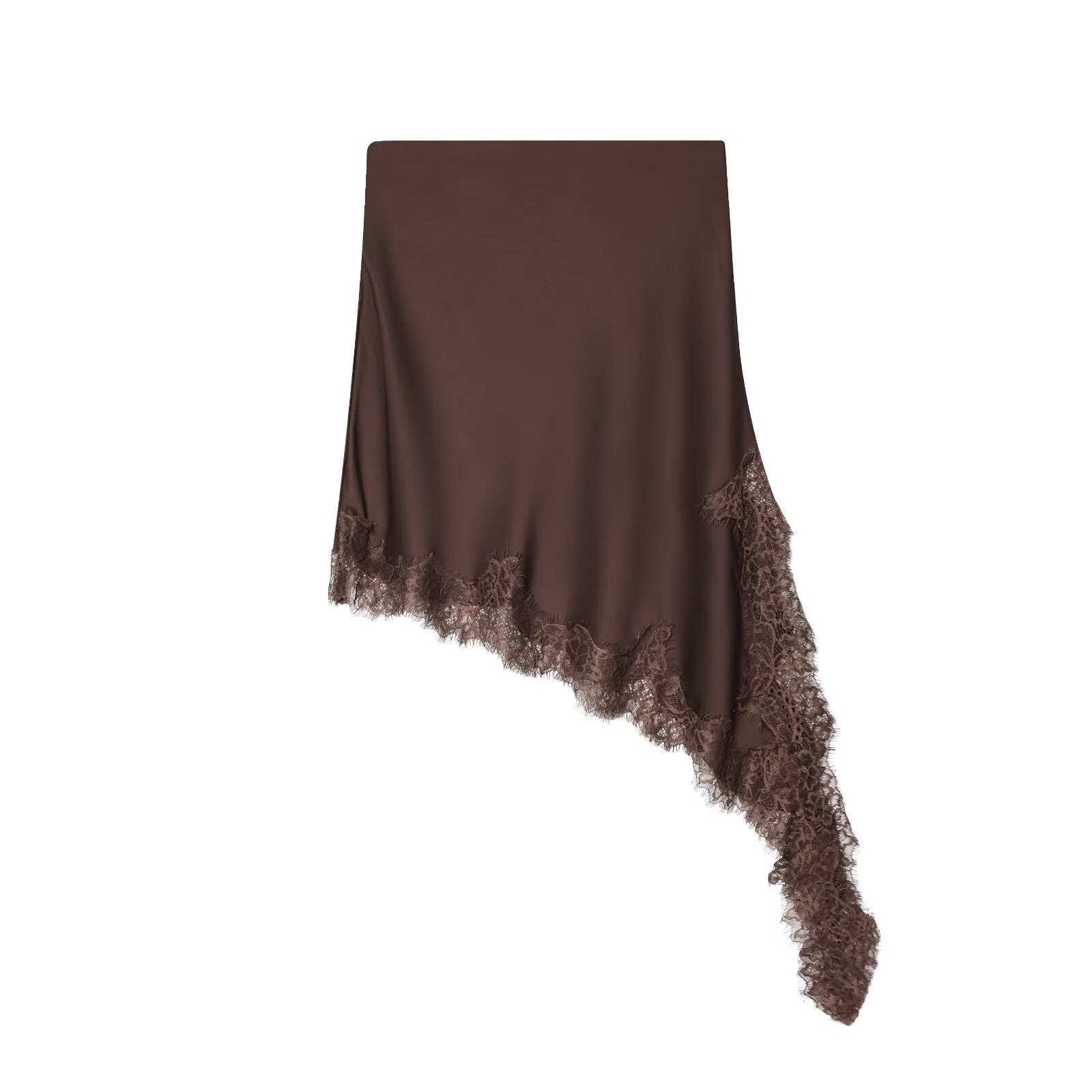 Asymmetrical Fringe Midi Skirt for Elegant Statement Style
