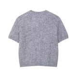 Soft Knit Short Sleeve Sweater – Lightweight Relaxed Fit Top