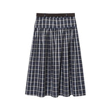 Plaid Midi Skirt for Classic Elegant Style