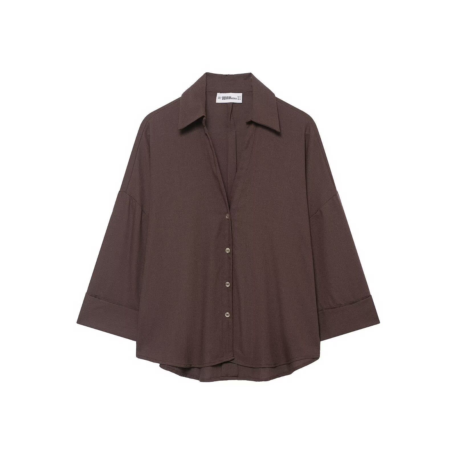 Relaxed Oversized Button Shirt – Lightweight Casual Blouse