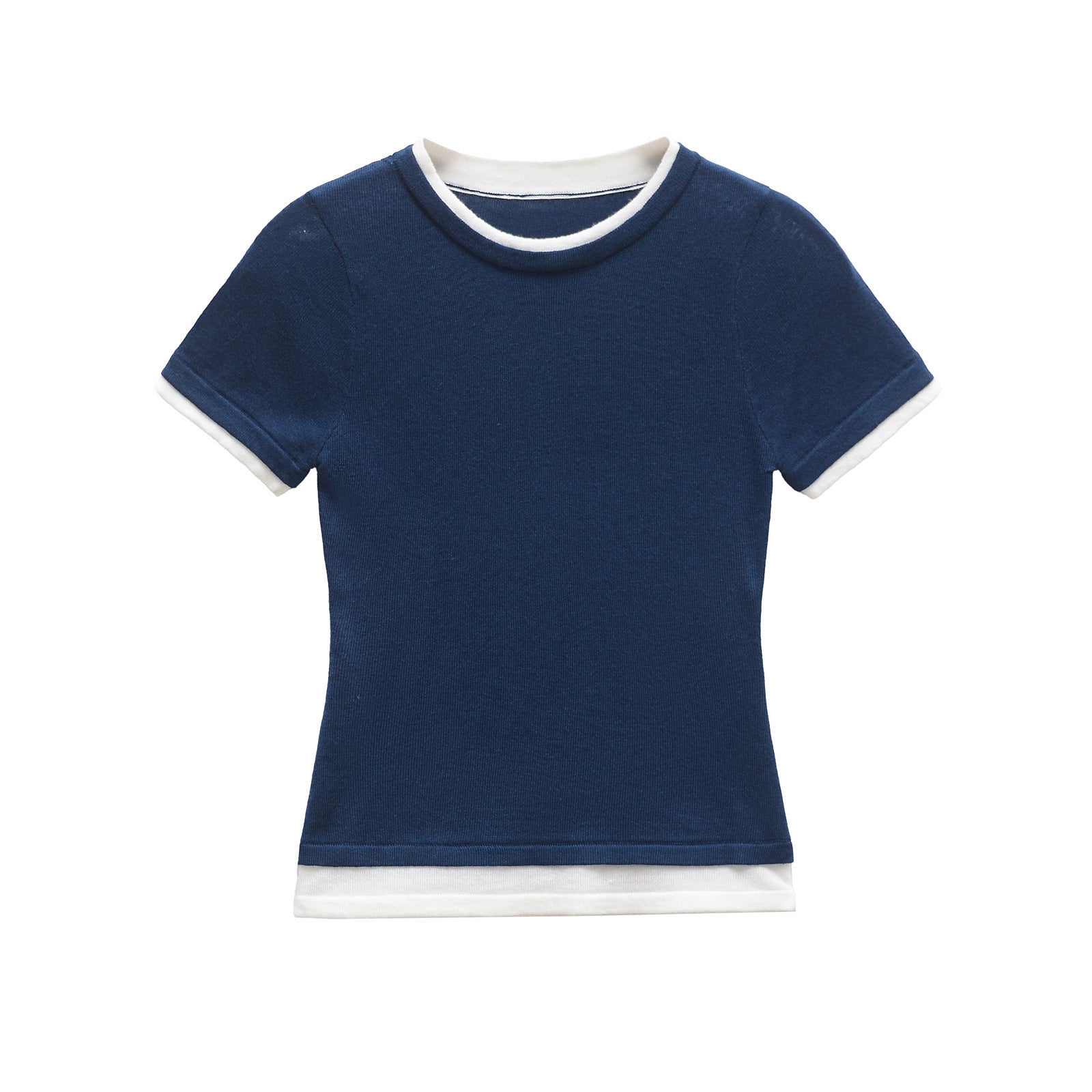 Fitted Crew Neck T-Shirt for Casual Everyday Style